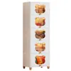 Armário de Armazenamento de Sala de Estar Multicamadas com Tampa Flip Armário de Armazenamento Doméstico Armário de Lanches Caixa de Armazenamento de Brinquedos e Diversos Armário Organizador de Roupas