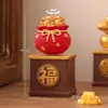 Figura Creativa Nueva de Gatito de Resina Giratoria Interactiva, Linda y Sanadora Decoración para Escritorio de Oficina, Regalo Navideño