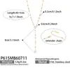 Collar Colgante de Zirconia Serie Gota de Agua Europea y Americana Acero Inoxidable Chapado en Oro de 18k Pulsera de Lujo Ligero Collar Conjunto de Joyería para Mujeres