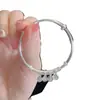 Etiqueta de tirar y empujar Pulsera de Plata Feliz Ping An Pulsera para Mujer Pulsera de Plata Diseño de Nicho Sentido del Diseño Regalo de San Valentín para Novia