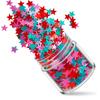 Lentejuelas Mixtas de Estrella de Cinco Puntas Fluorescentes de 5 mm 12 Colores Set de Lentejuelas para Arte de Uñas Celebrante Neto Joyería para Arte de Uñas Taladro Pegatina para Uñas
