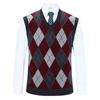 Nuevo chaleco de punto para hombre otoño e invierno 2022 cuello en V engrosado sin mangas chaleco de punto chaleco cálido para hombre 1813