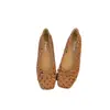 Sapatos de salto baixo estilo francês, bico fino, coleção nova 2026, estampa de bolinhas, sola macia, com laço e salto oculto, estilo Mary Jane, para mulheres