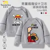 2026 Nuevo Modelo Sudadera Infantil de One Piece Luffy Zoro Primavera Otoño Invierno Nuevo Raglán Manga Larga para Niños Atuendo de Año Nuevo