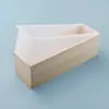 Caixa Retangular Tusi de 1200ML com Caixa de Madeira Molde de Silicone Molde para Sabão Artesanal Molde de Gotejamento de Silicone