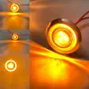 Luz lateral de caminhão 3 LEDs luz olho de águia luz de marcação de fenda de 3/4 polegadas luz de sinalização luz lateral de ônibus navio