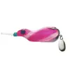 Rana del Trueno Modificada 13G Sapo Venenoso Ranura de Purga Superior Doble Gancho con Lámina Ruidosa Material de Silicona Pesca Remota al Aire Libre Señuelo para Pez Negro