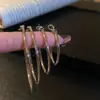Moda Coreana y Japonesa Pendientes de Aro Grandes de Marca Exagerados de Moda 2026 Nuevo Estilo Pendientes de Círculo Grande para Mujer Aretes de Presión Aros de Oreja Accesorios para Orejas