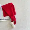Bufanda de Punto de Color Sólido para Niños Otoño Invierno Linda Bolita de Carbón Triángulo Bufanda Caliente Resistente al Viento Cuello Protector para Niños Niñas Bebés Invierno