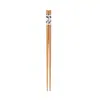 Palillos de Bambú Impresos de Estilo Chino para Uso Doméstico, de Cocina y Restaurante, Palillos de Bambú de Moda para Puestos Callejeros