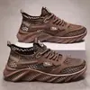 Zapatos para Hombre, Nuevo Estilo de Verano, Zapatos Huecos de Malla Transpirable, Impermeables, Antideslizantes, de Suela Blanda, Sandalias Casuales Ligeras