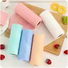 Paños de limpieza desechables no tejidos estilo coreano, paños de cocina desechables no tejidos con patrón ondulado, paños de limpieza (50 piezas)