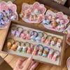 Gomas para el pelo de dibujos animados estilo coreano para niños, lindas gomas elásticas para bebé, accesorios para el pelo para niñas, cuerdas para el pelo que no dañan, gomas para el pelo de niñas