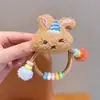 Diadema de Muñeca Divertida de Dibujos Animados para Niños Cuerda de Pelo de Felpa Otoño e Invierno para Niñas Cola de Caballo Alta No Lastima la Cuerda del Pelo Banda de Goma Accesorios para la Cabeza