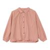 Camisa de Gasa de Algodón de Doble Capa, Manga Larga, Corte Holgado, Reductora de Edad para Mujer, Nueva Moda Elegante para Principios de Otoño 2026