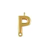Distrito de Lu Cobre Banhado a Ouro 18K 26 Conectores de Letras Inglesas Acessórios de Pingente de Colar DIY de Alta Qualidade Simples e Versátil