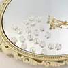 Accesorios para Joyería DIY Cuentas Soporte para Flores Cuentas Espaciadoras Cuentas Florales Espaciadores Accesorios Flor Rosa Pasador Decorativo Accesorios para el Cabello