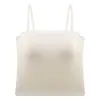 Estilo Nuevo Otoño e Invierno Terciopelo Alemán Borde de Encaje Puro Calentito Camisola para Mujer Top Interior Ligero Cálido Cepillado con Copas