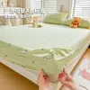 Sábana Bajera Nueva Estampada, Pieza Única, Clase A, Grado Materno e Infantil, Cubre Cama de Cobertura Total, Funda de Sábana Bajera, Funda de Colchón, Juego de Ropa de Cama