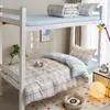Juego de Sábanas de Algodón Estilo Nuevo para Cama de Dormitorio Estudiantil, Juego de Ropa de Cama Estampada de Algodón Puro para Camas Literas de Dormitorio, Venta al por Mayor