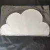 Mantel individual de silicona con forma de nube para niños, impermeable, antideslizante, a prueba de fugas, aislante térmico