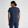 Uniformes de enfermeira hospitalar personalizados, aventais cirúrgicos para médicos, conjuntos de uniforme (scrubs) masculinos e femininos com logotipo da marca bordado