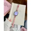 Adecuado para Correa de Reloj Iwatch10 Apple Watch S10 Cuero Granulado Applewatch9 Nuevo para Mujer S9