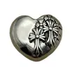Accesorios de Cruz de Aleación Retro, Adornos Sencillos en Forma de Corazón, Accesorios para el Cabello Hechos a Mano, Flores para Zapatos, Bolsas, Materiales Hechos a Mano para DIY