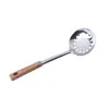 Juego de Utensilios de Cocina de Acero Inoxidable Hogareño Engrosado Aislamiento Térmico Anti-quemaduras Wok Espátula Cucharón de Sopa Juego de Cinco Piezas Juego de Cocina Venta al por Mayor
