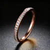 Anillo de acero inoxidable acero de titanio para mujer al por mayor sin decoloración diseño de nicho estilo ins anillo liso bañado en diamantes una generación de cabello