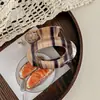 Pinza de Agarre Ovalada con Degradado de Crema Placa Francesa para Agarrar la Mitad de la Cabeza Pinza de Tiburón Accesorios para el Cabello de la Mitad de la Cabeza para Mujeres