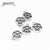 YuenZ DIY acessórios de joias vintage de liga pingente de estrela redonda 17 * 14 mm L319