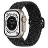 Nuevo Modelo Adecuado para Correa de Apple Watch Apple Iwatch11 Versión Arcoíris Correa Tejida Correa de Nailon Ajustable