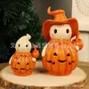 Calabaza Fantasma Velas Adornos de Resina Adornos Pequeños de Resina Lindos Piezas Decorativas Calabaza Fantasma