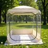 Rede Mosquiteira para Barraca, Tamanho Designado, À Prova de Vento, Barraca de Camping de PVC Transparente para Assistir a Eventos