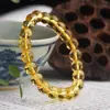 Una Variedad de Pulseras de Cristal, Pulseras de Amatista con Cuentas Cilíndricas de Jade Hetian, Anillos Lisos de Cristal Amarillo, Pulseras Hechas a Mano con Cuentas, Al por Mayor en Stock