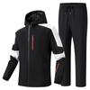 Nuevo Conjunto de Chaqueta Exterior Transfronterizo, Conjunto Versátil de Chaqueta y Pantalones a la Moda, Cortavientos e Impermeable para Hombres y Mujeres