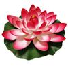Procesamiento y Personalización de Diversas Decoraciones para Estanques de Lotos, Hojas de Loto Acuáticas, Plantas Verdes Artificiales para el Hogar para Ofrendas a Buda, Flores Hechas a Mano