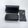 Conjunto de Estojo para Óculos Big V, Estojo Metálico Resistente à Pressão para Óculos de Sol, Estojo para Óculos de Sol em Couro Sintético com Padrão Nappa, Personalizável com Recursos Anti-Pressão