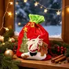 Suministros navideños transfronterizos, Bolsas de regalo de Navidad, Bolsas de mano 3D de Papá Noel, Decoraciones para fiestas navideñas