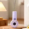 Pantalla Digital Simple Ventilador de Mano Pequeño Carga USB Ajuste de Velocidad Continuo con Correa de Mano Ventilador Pequeño Regalo para Estudiantes de Verano