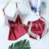 Comercio exterior Amazon popular pijama seda artificial dos piezas camisón talla extra ropa interior para el hogar camisón suministro Europeo y Americano