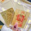Tesoro Tiempo de Dar la Vuelta Levántate Billete de Oro Pegatina para Teléfono Caja Independiente Adorno Dorado Regalo Propicio Venta al por Mayor