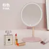 Espelho de Maquiagem com Luzes LED para Quarto de Estudante, Espelho de Mesa com Luzes para Mulheres, Espelho de Vestir para Casa com Luz de Preenchimento