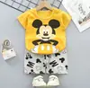 Nuevo conjunto de shorts de manga corta para niños verano niños y niñas camiseta ropa infantil conjunto de dos piezas para bebé manga corta Mayoreo