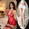 Camisón de encaje puramente sensual con copas para mujer, ropa de dormir sexy de alta gama con diseño calado, prenda de estar cómoda de una sola pieza