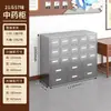 Armário de Medicina Chinesa de Aço Inoxidável, Armário à Prova de Umidade para Armazenamento de Medicamentos, Armário com Múltiplos Compartimentos, Armário para Remédios Herbais, Mesa Dispensadora, Armário para Remédios Ocidentais, Personalizável