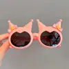 Óculos de sol infantis com tampa flip em formato de desenho animado, óculos de sol de gatinho fofo, óculos de sol polarizados com proteção solar para crianças, atacado