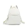 Mochila Cruzada para Mujer Bolso de Cuero Suave para Mujer para Viajar y el Día a Día Sensación de Alta Gama Moderno Versátil Color Sólido Pequeña