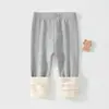 Leggings para bebé, pantalones nuevos y elegantes para niños de primavera y otoño, pantalones largos para niñas, cómodos leggings apilados Clase A